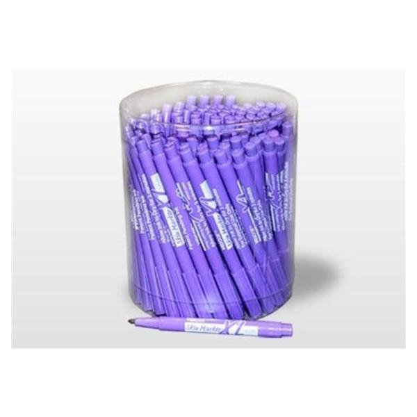 Marker Skin XL Prep Resistant Ink Fine Tip Violet Non-Sterile 100/Bx, 10 BX/CA